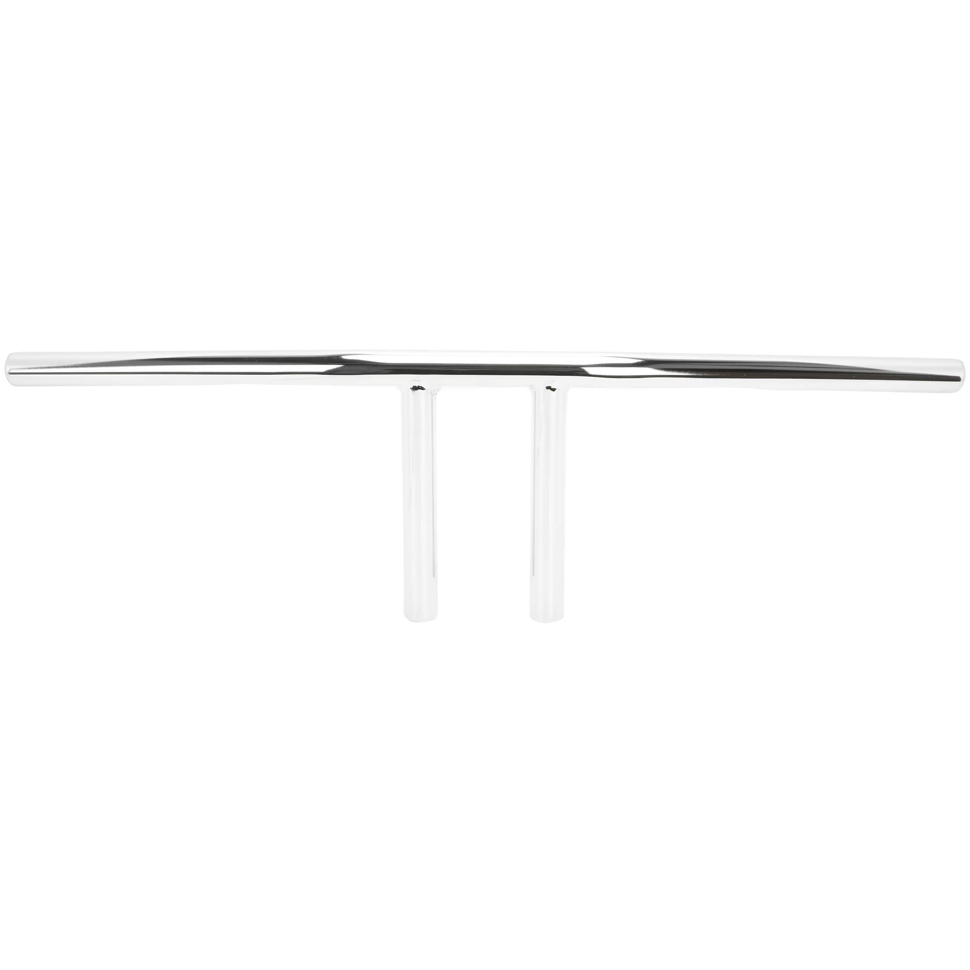 8in Rise Bars Lowbrow Customs T-Bars Handlebars - 8 inch Rise - 1 inch Diameter - Chrome