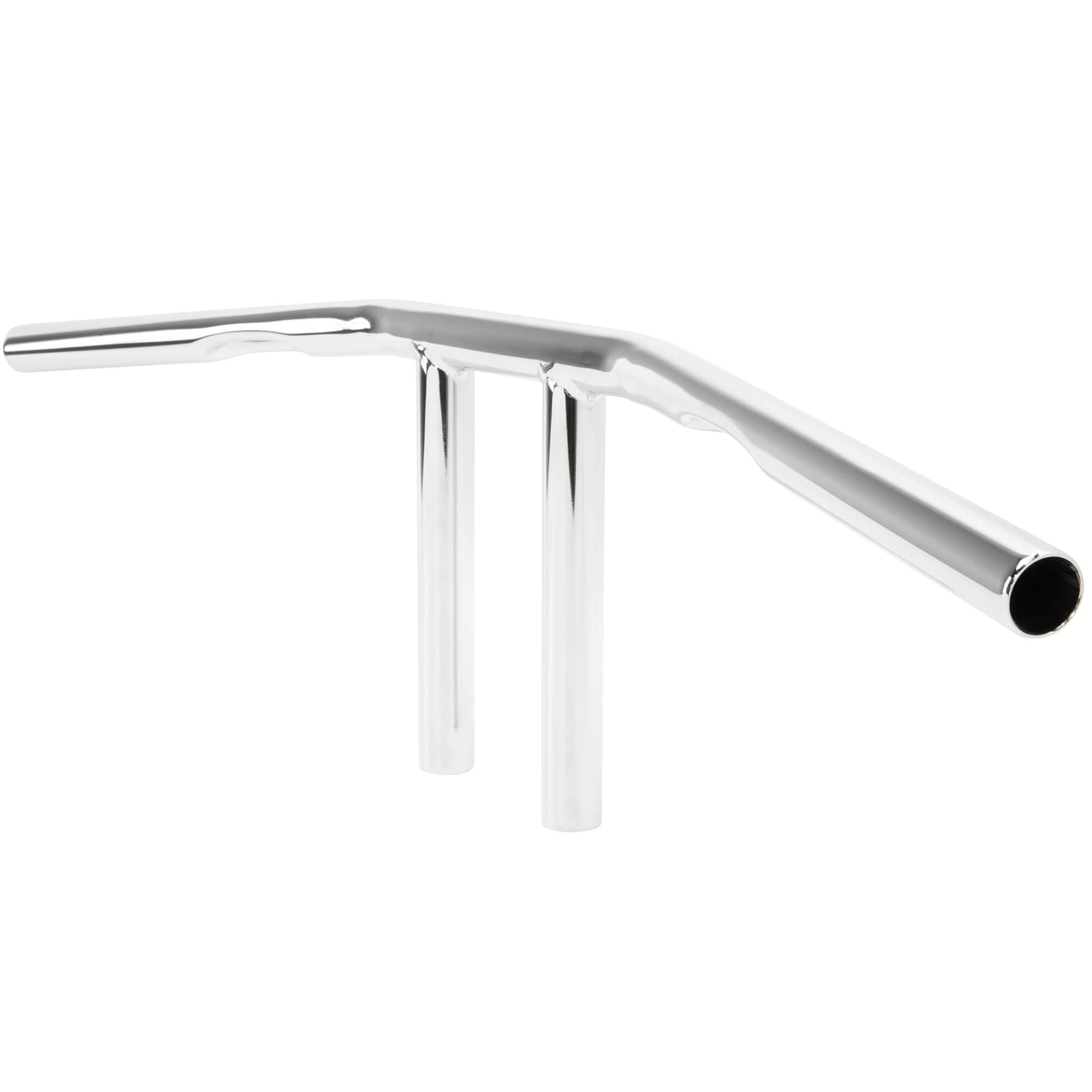 8in Rise Bars Lowbrow Customs T-Bars Handlebars - 8 inch Rise - 1 inch Diameter - Chrome