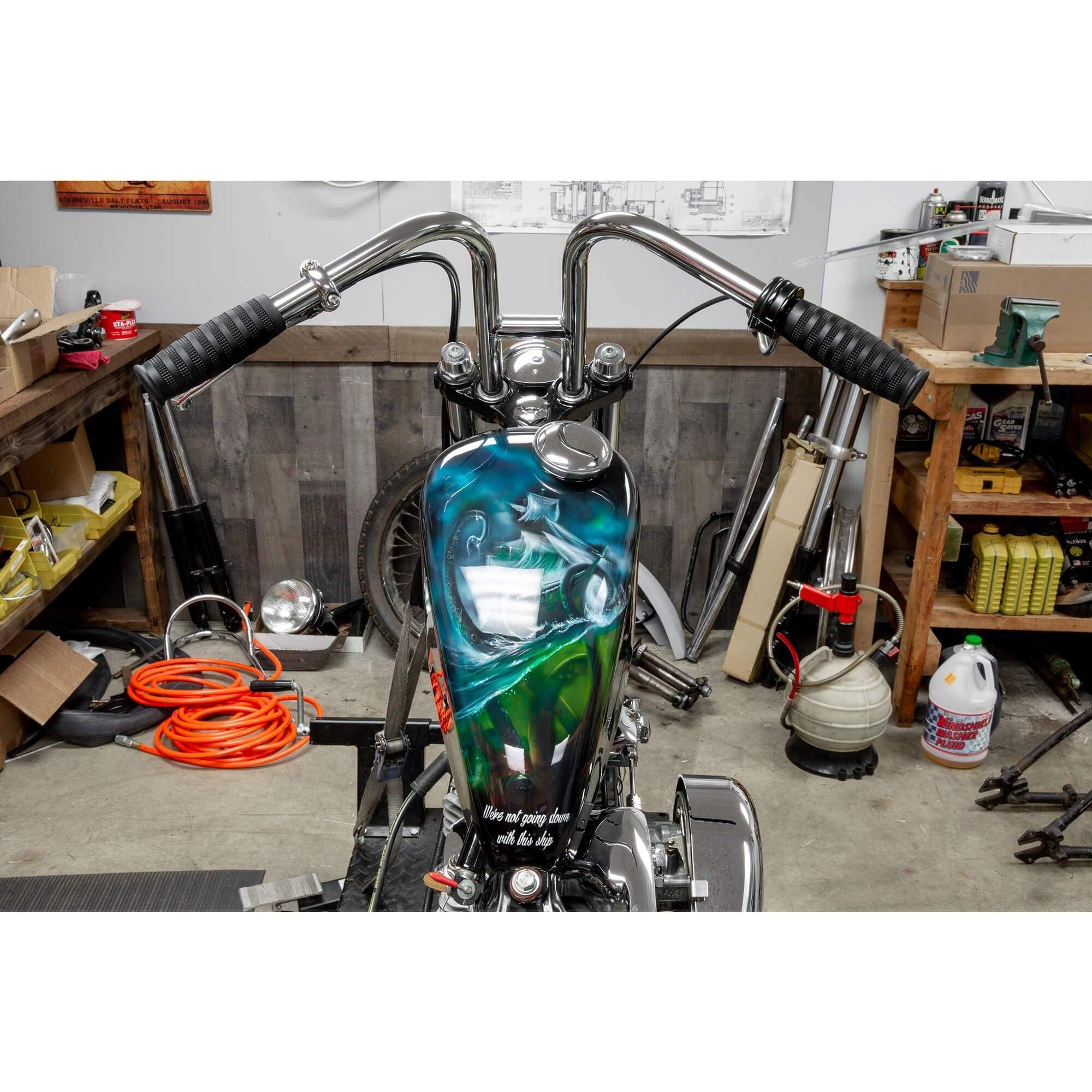 Chopper Rabbit Lowbrow Customs Rabbit Ears Handlebars - 1 inch - Chrome
