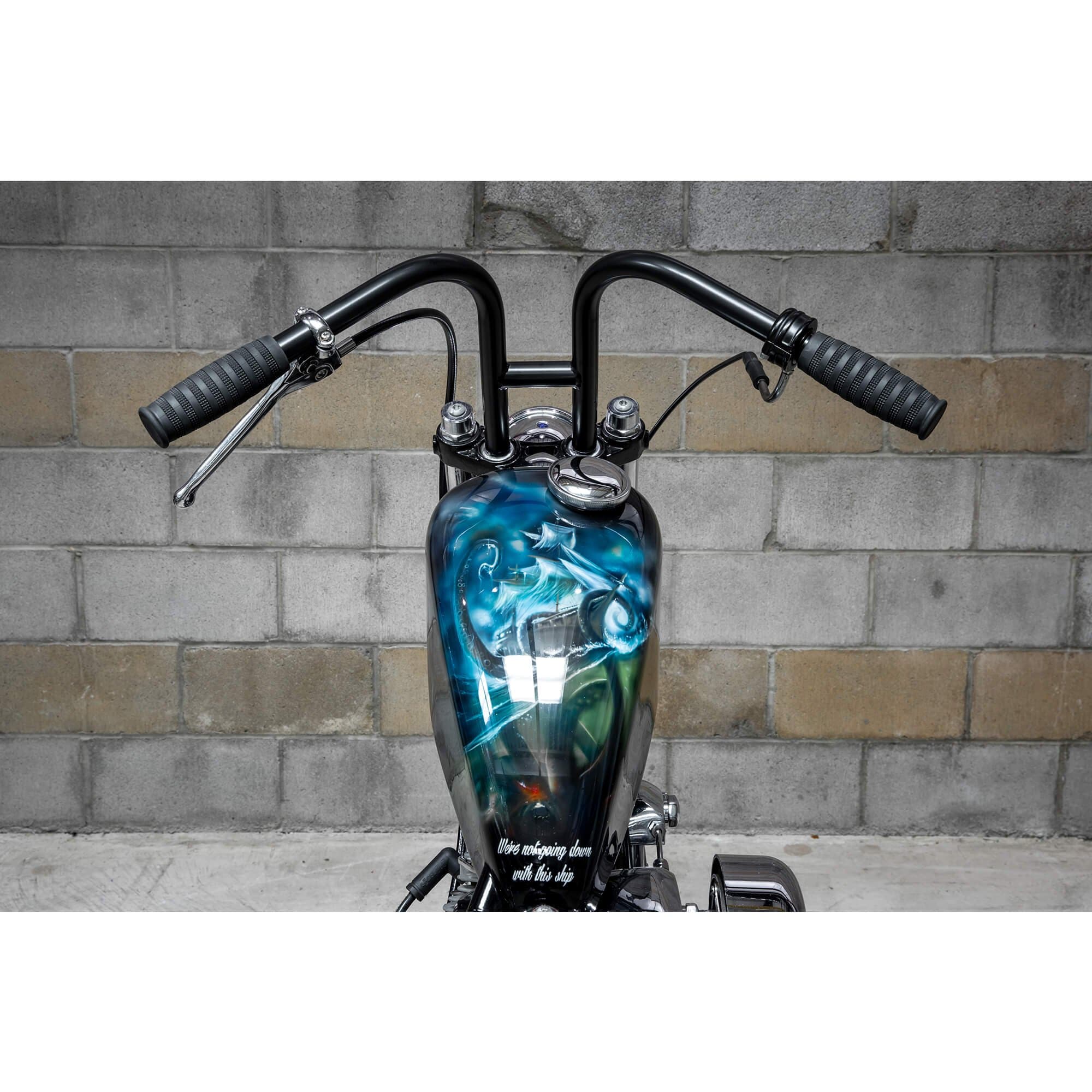 Chopper Rabbit Lowbrow Customs Rabbit Ears Handlebars - 1 inch - Black