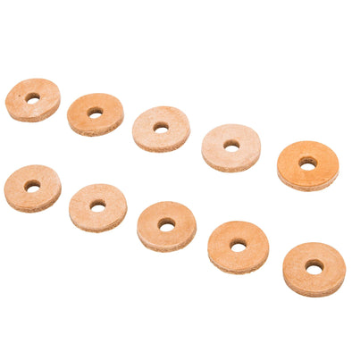 Leather Washers 10 pack - 5/16 inch Hole - 1 inch diameter x 1/8 inch thick