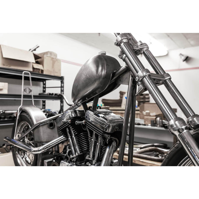 Raw 3.1 Gallon Frisco Mounted Peanut King Gas Tank Chopper Harley Rigi –  American Classic Motors
