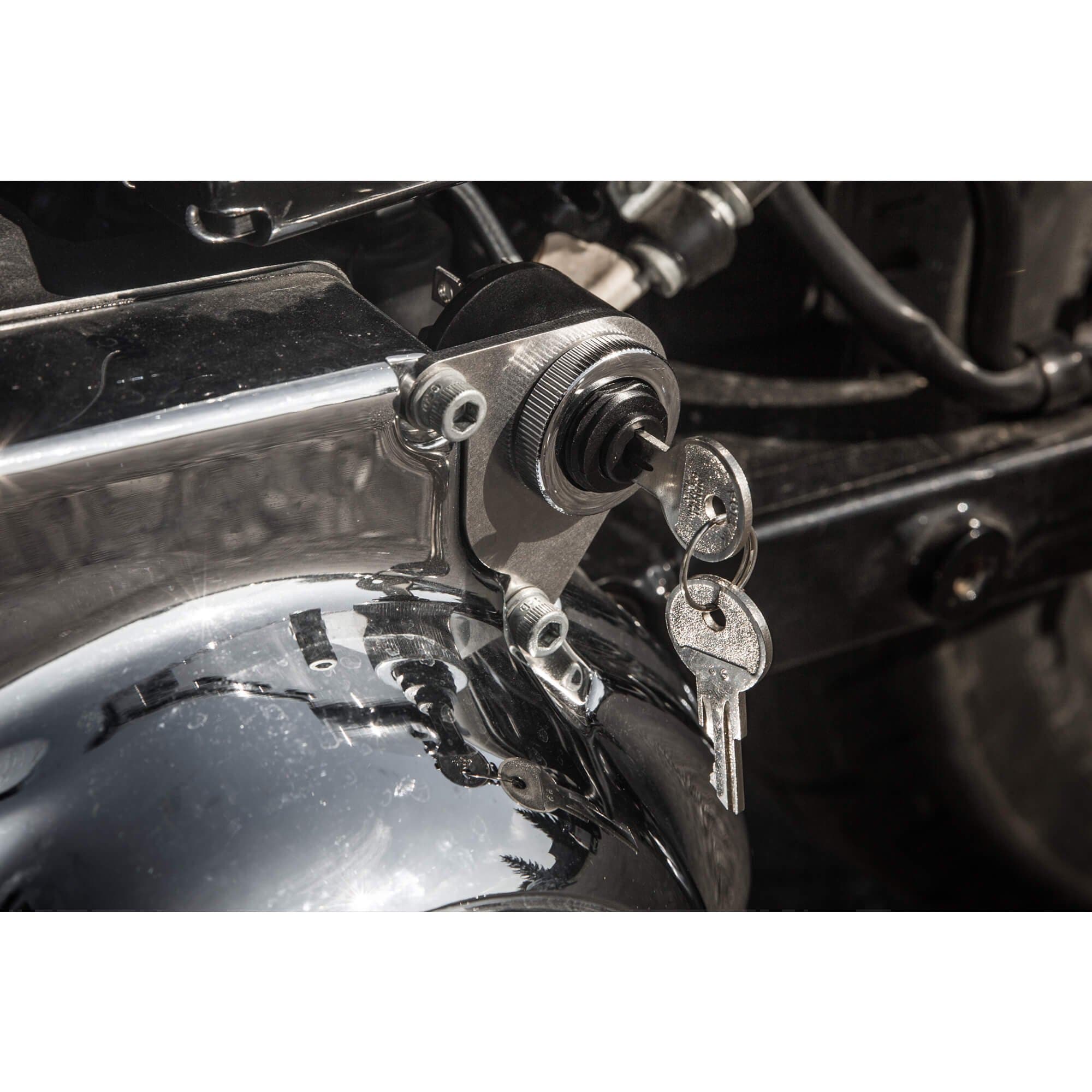 Lowbrow Customs Bolt On 13/16 inch Ignition Key Switch Bracket for