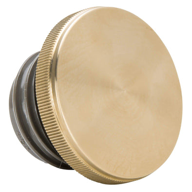 Banded Screw-In Gas Cap for Harley-Davidson 1996 & later - Brass