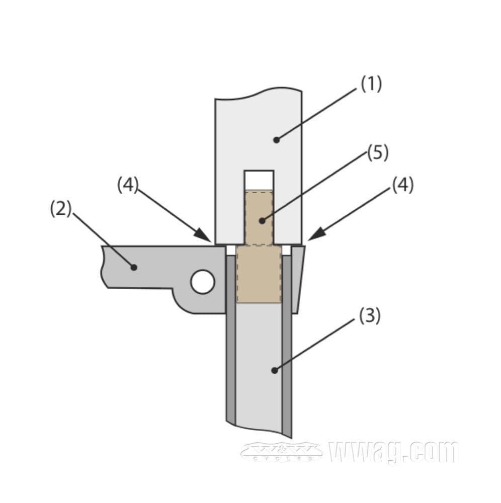 Bates Springer Riser Studs M20 x 1.5 x 1/2-13 inch thread – Lowbrow Customs