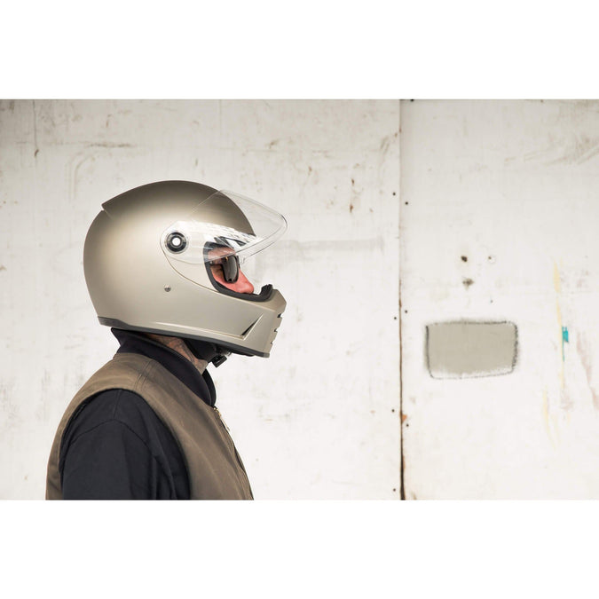 Lane Splitter DOT/ECE Approved Full Face Helmet - Flat Titanium
