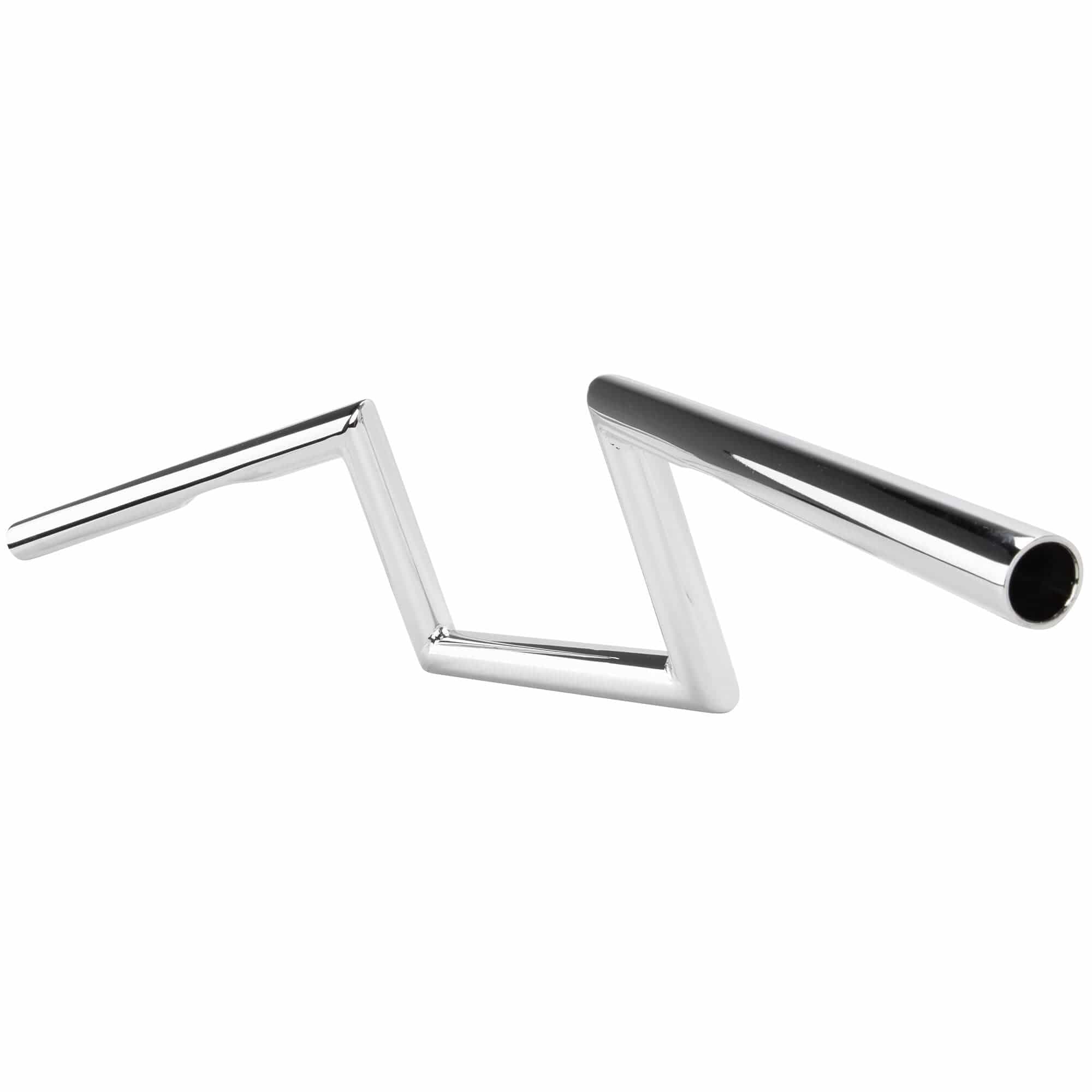 6 Inch Rise Z Bar Handlebars - Cycle Standard 1 Inch - Chrome – Lowbrow ...