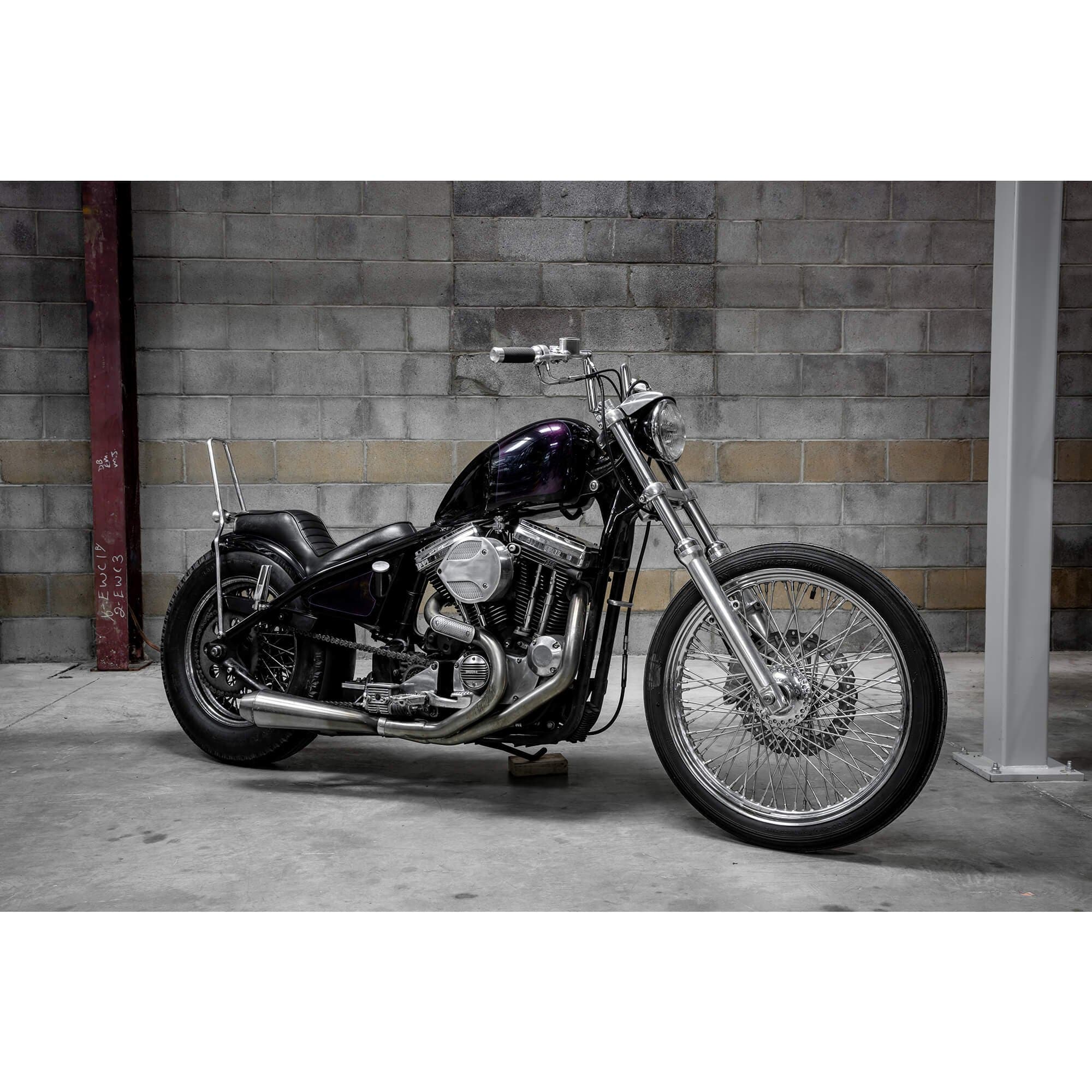 6 Inch Rise Z Bar Handlebars - Cycle Standard 1 Inch - Chrome – Lowbrow ...
