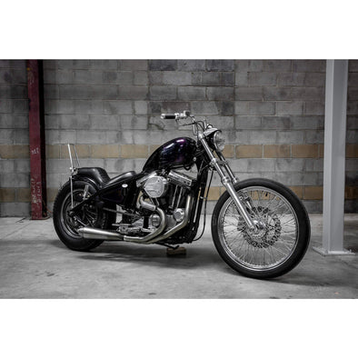 Z Bar Handlebars  - 1 inch  - 6 inch Rise - Chrome