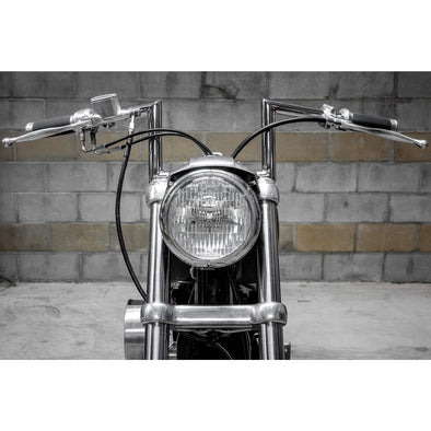 Z Bar Handlebars  - 1 inch  - 6 inch Rise - Chrome