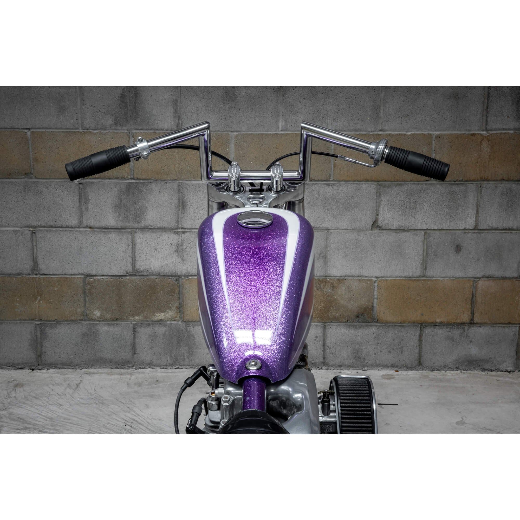 6 Inch Rise Z Bar Handlebars - Cycle Standard 1 Inch - Chrome – Lowbrow ...
