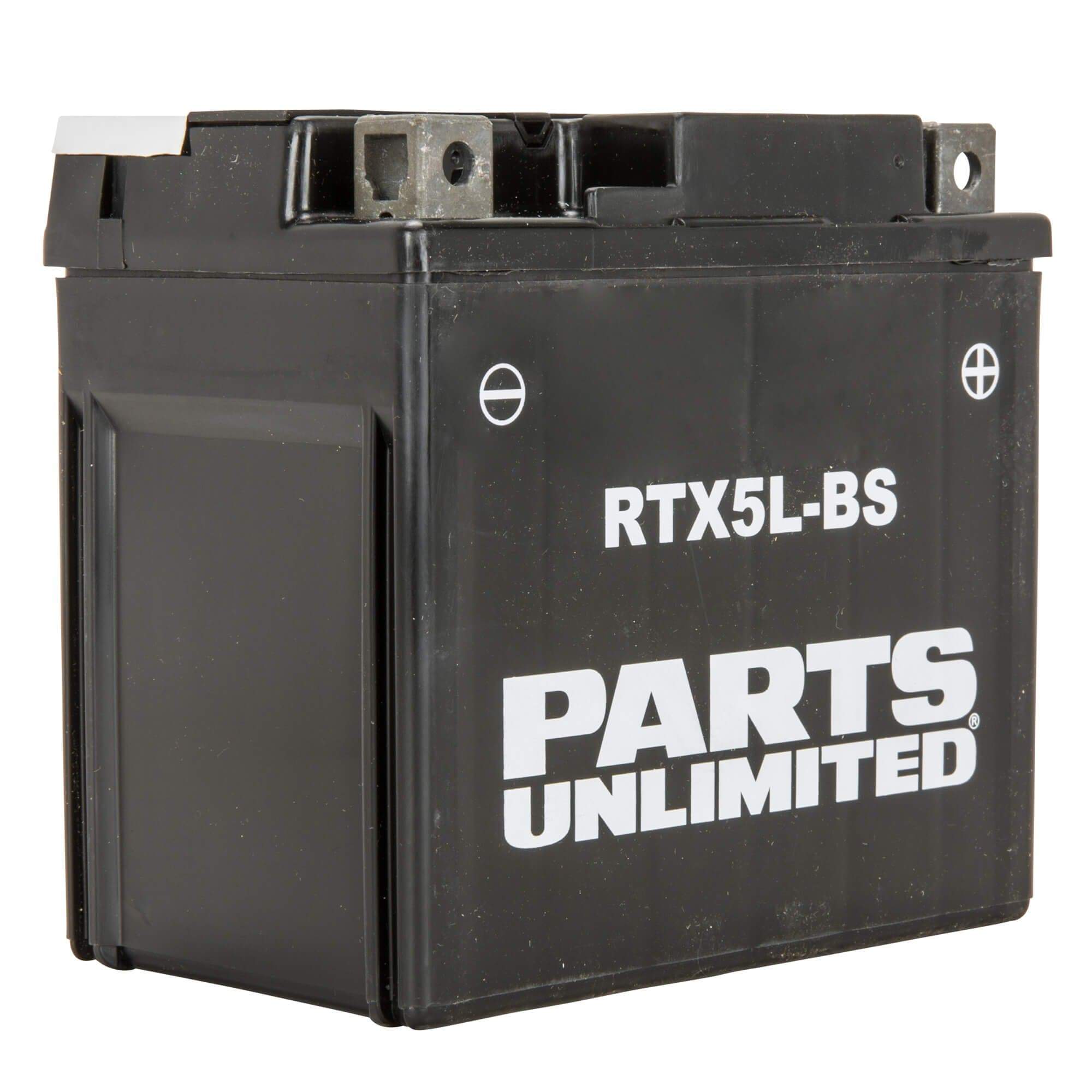 Parts Unlimited AGM RTX5L-BS Maintenance Free Battery For Kick