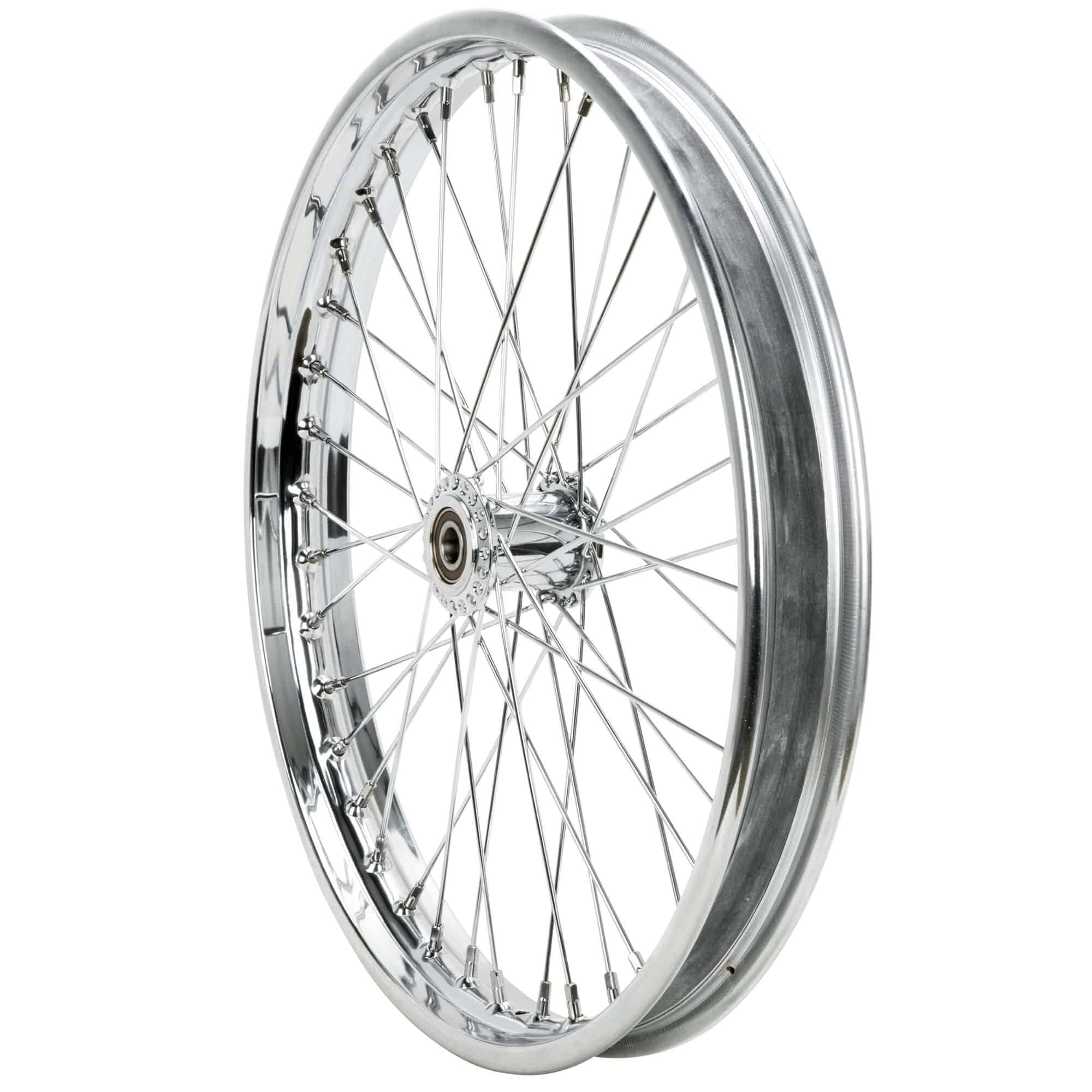 Houston Chopper Rims V-Twin Manufacturing Complete 21 inch Spool Hub Chopper Wheel - 3/4 ...