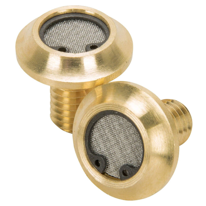 Radius Breather Bolts for Harley-Davidson Twin Cam - Brass