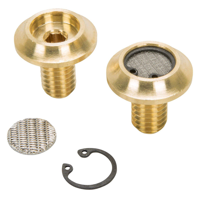 Radius Breather Bolts for Harley-Davidson Twin Cam - Brass