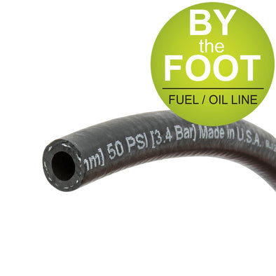 5/16 inch Black Fuel / Oil Line - By The Foot
