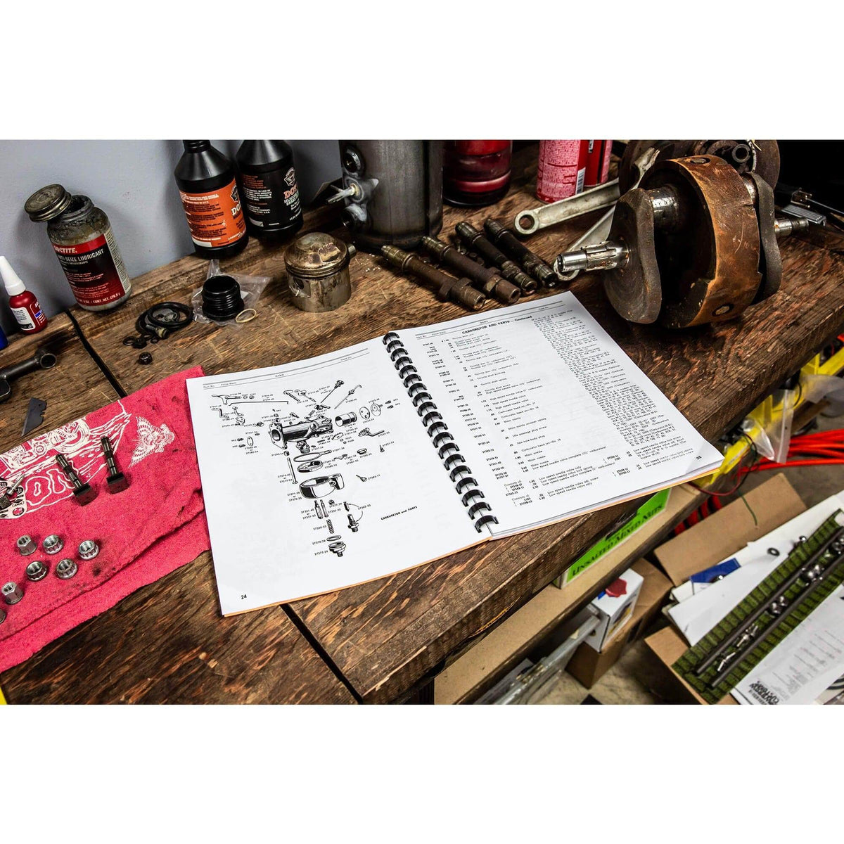 Lowbrow Customs Spare Parts Book for 19491957 HarleyDavidson Panhead