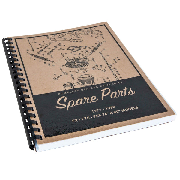 Lowbrow Customs Spare Parts Book for 1971-1980 Harley