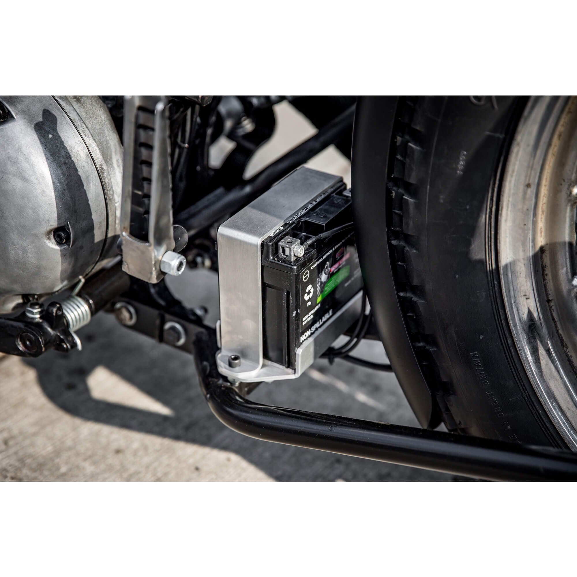 Universal Motorcycle Battery Box for RTX5L-BS - Aluminum – Lowbrow Customs