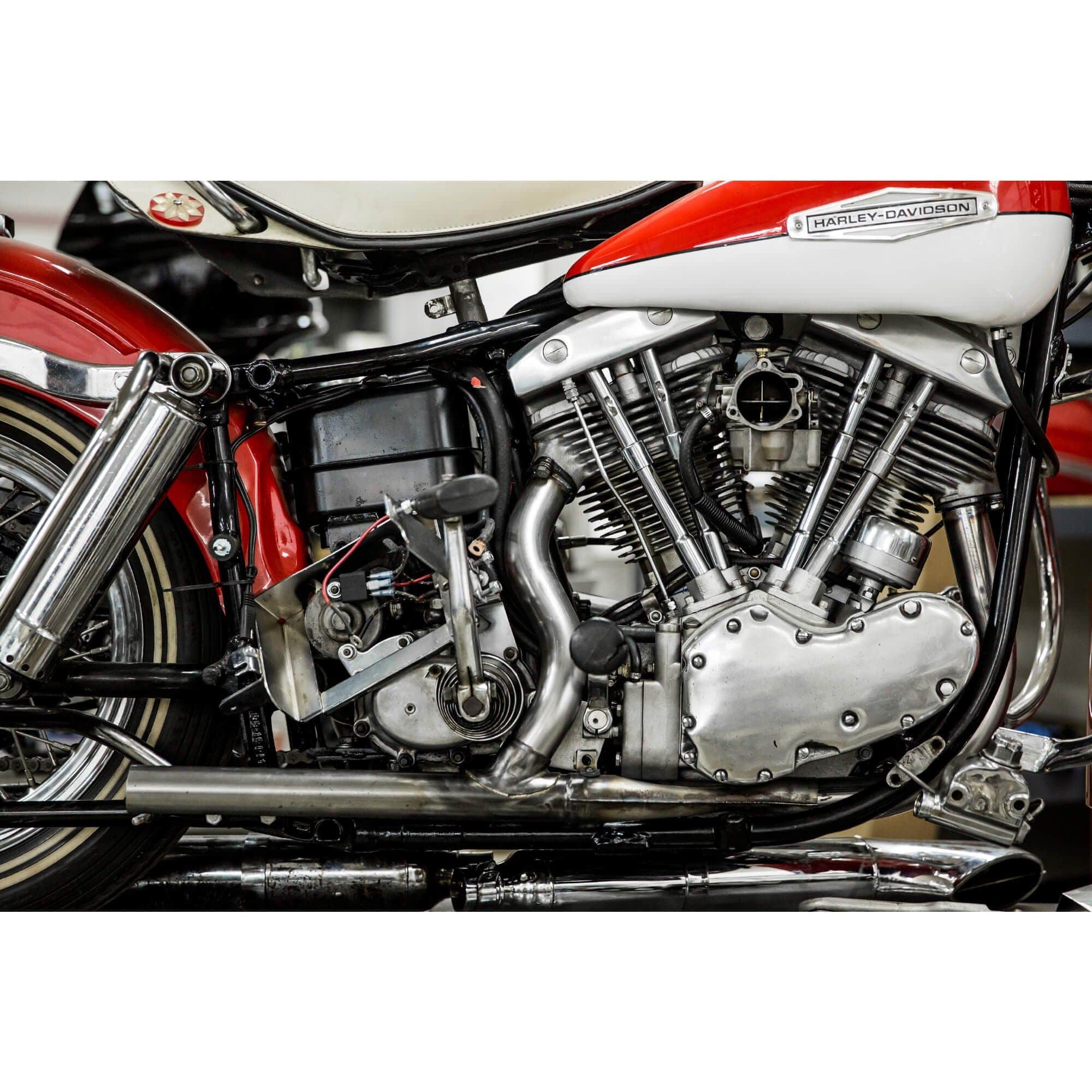 Gasbox Exhaust Pipe Set 1966-1969 Harley-Davidson Generator Shovelhead