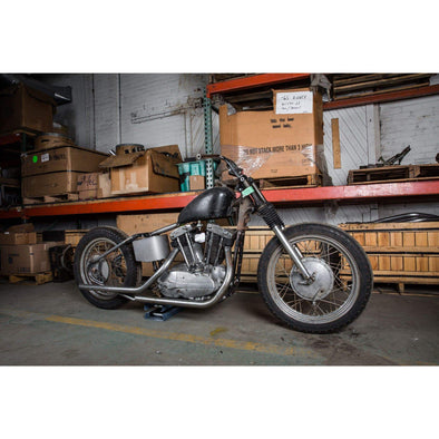 XLR Drag Pipe Set fits 1957 - 1980 (except 1979) Harley-Davidson Sportster XL XLH XLCH XLR Models - Bare Steel OEM # 65487-59