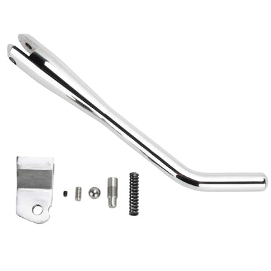 Universal Weld-On Kickstand with Internal Spring - for 1 inch tubing - Chrome