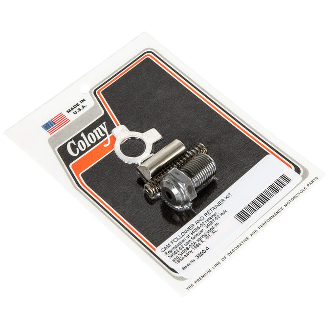 Colony #3203-4 Cam Follower Retainer Kit 1970 - early 1978 Harley-Davidson FL, 1971-early 1978 FX XL