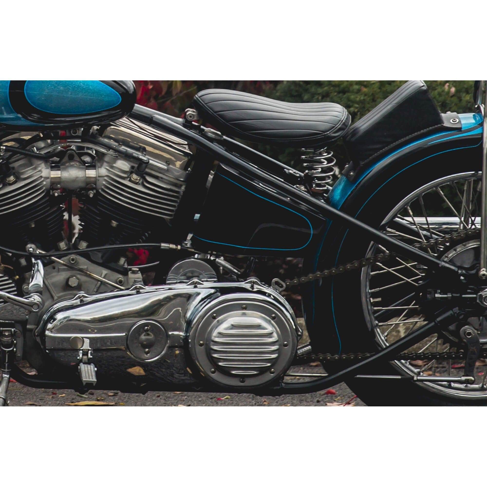 Gasbox Bolt-On Oil Tank for Rigid Harley-Davidson Big Twin Frames