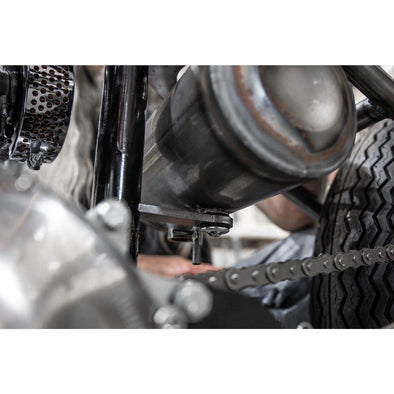 Rubber Mount Bracket Kit for Lowbrow Oil Tanks - for 500 / 650 c.c. unit Triumph Motorcycles - Aluminum Washers