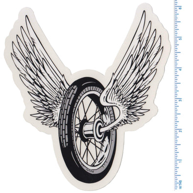 Winged Wheel Sticker - Large