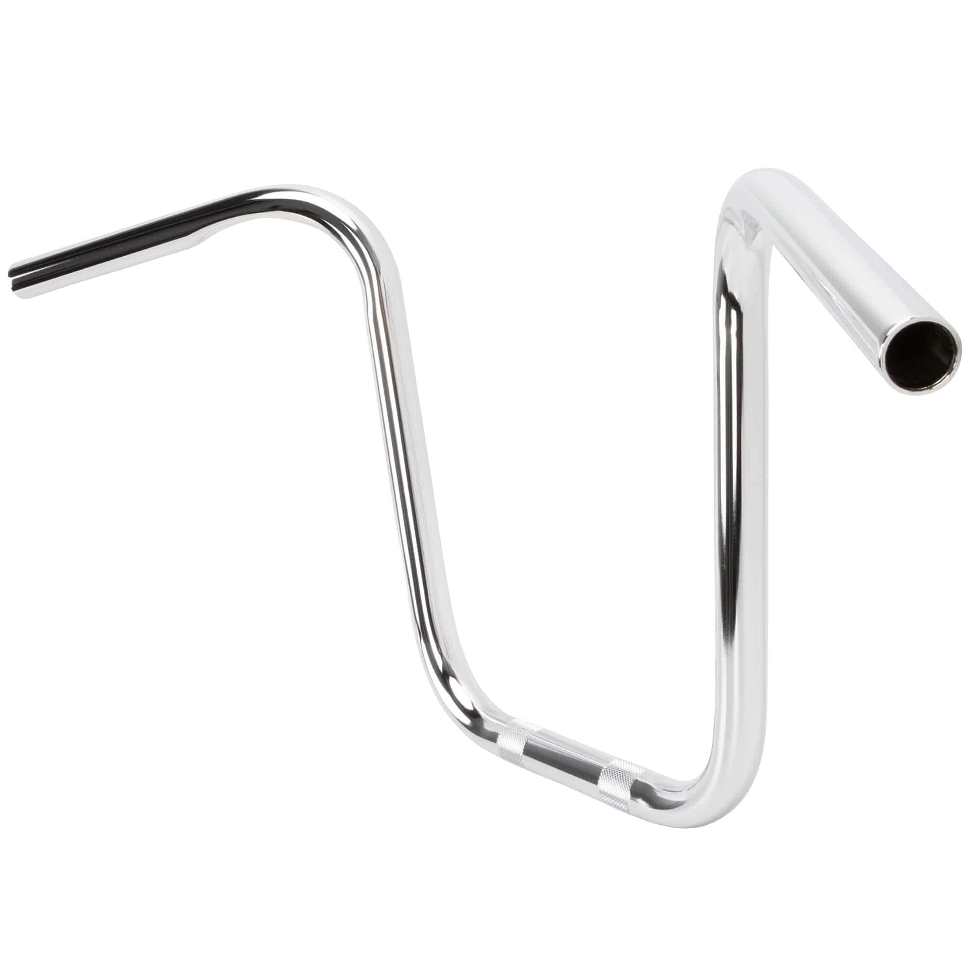 Cycle Standard Ape Hanger Handlebars - 1 inch - 12 inch Rise - Chrome ...