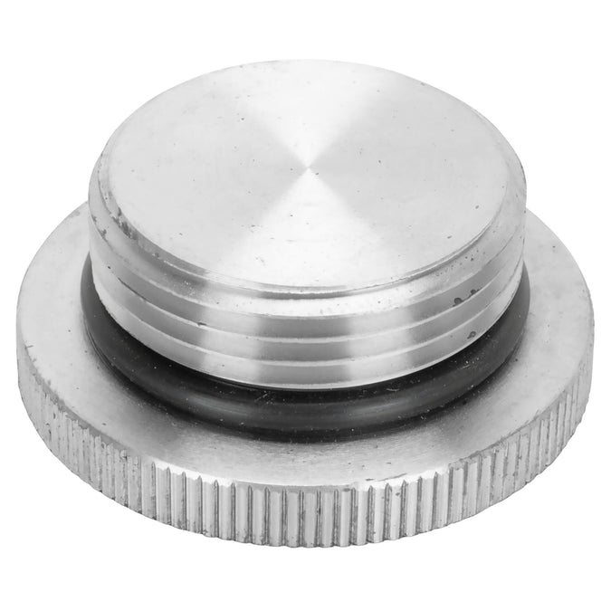 Aluminum Gas / Oil Filler Cap with Weld-In Steel Bung - Unvented