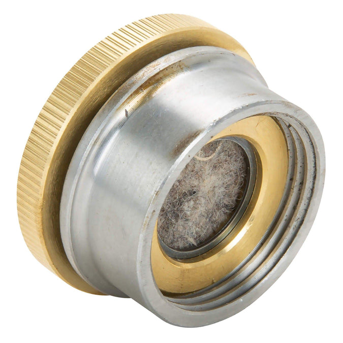 Brass Gas Filler Cap with Weld-In Steel Bung - Vented