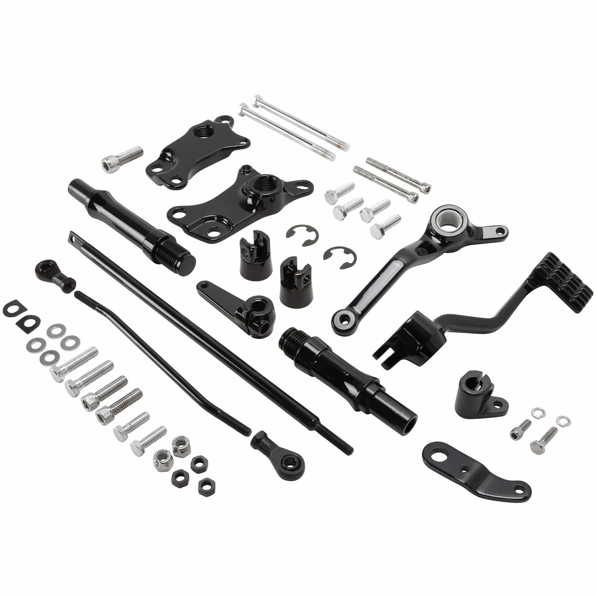 Kit De Vis à Pédales Pour Harley Dyna Sportster 883 1200 - Alliage Aluminium Chromé, Repose-pied Anti-hochet - 7