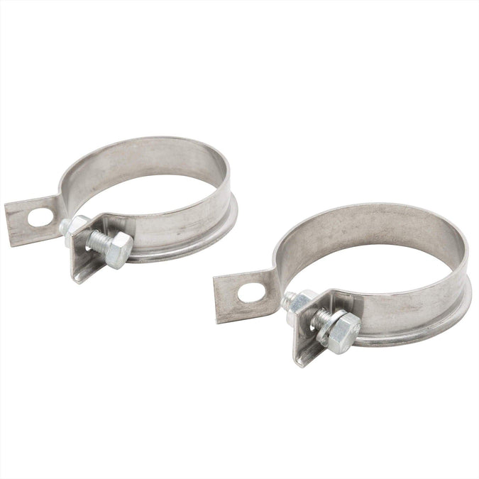 Exhaust Port Clamp Set for 1952 - 1976 Harley-Davidson K and XL Models - Stainless Steel - OEM # 65519-52 HDW
