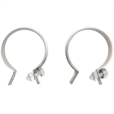 Exhaust Port Clamp Set for 1952 - 1976 Harley-Davidson K and XL Models - Stainless Steel - OEM # 65519-52 HDW
