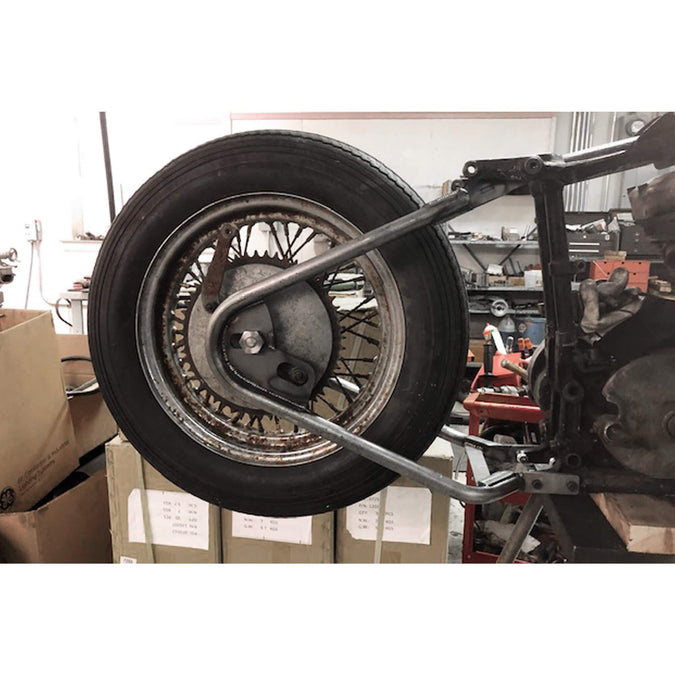 Southern Rear Frame Lowbrow Customs KR Style Bolt-On Hardtail Rear Frame Section for 1952 ...