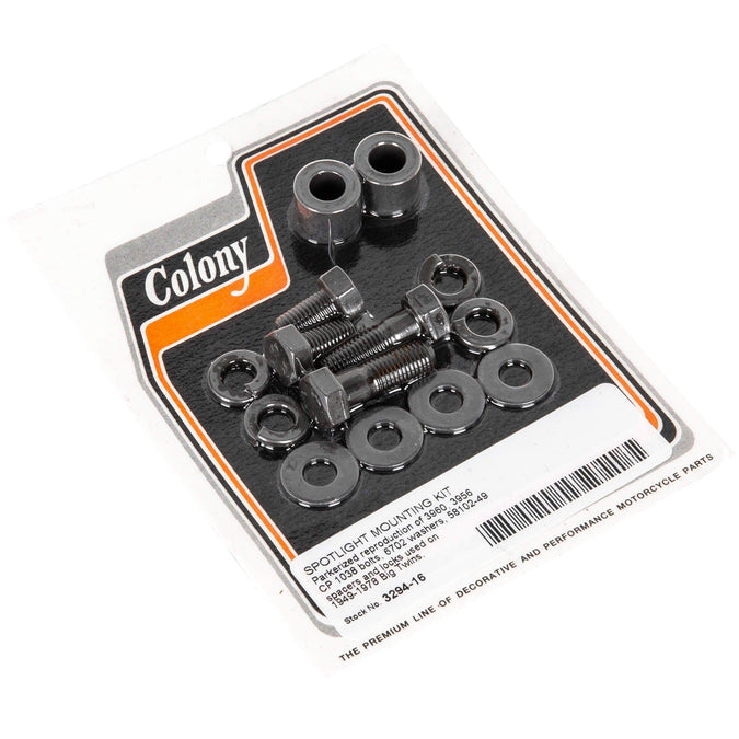 #3294-16 Spotlight Mounting Kit 1949-1978 Harley-Davidson Big Twin - Parkerized