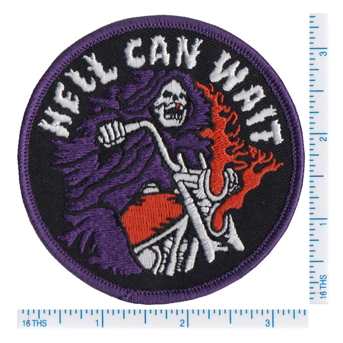 Hell Can Wait Embroidered Patch