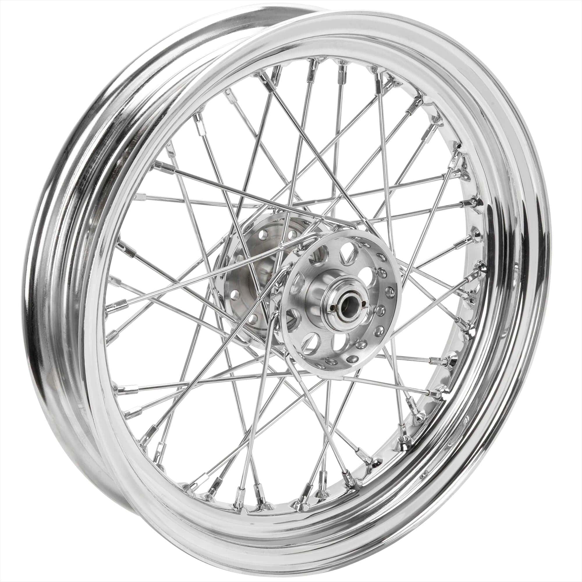 Harley-Davidson リアホイール　16X3.0 OEM Harley-Davidson 16X3 Dual Rotor 10 Spoke Front Wheel 3/4