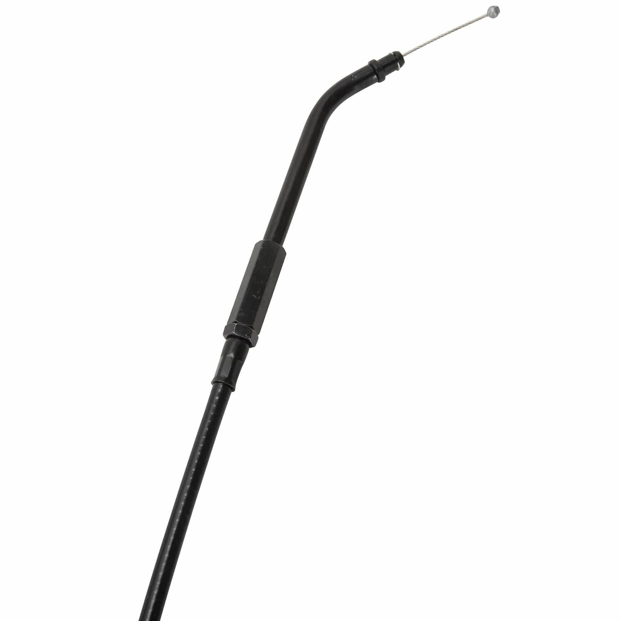 Black Vinyl Coated +4 Throttle Cable Set for 1990-1995 Harley Black Vinyl Coated +4 Throttle Cable Set for 1990-1995 Harley