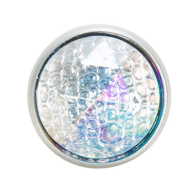 Glass License Plate Prism Reflector - Rainbow