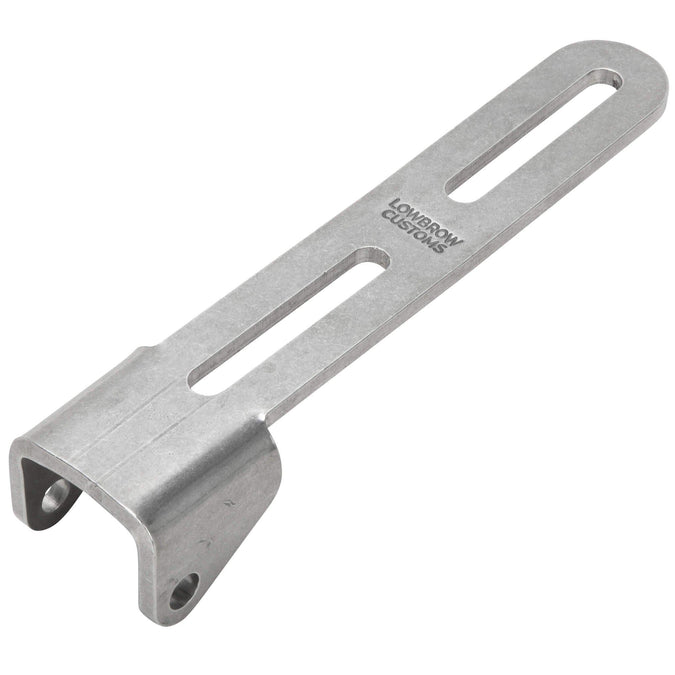 Stainless Steel Solo Seat Hinge / Pivot Bracket - Harley Ironhead Sportster 1957-1978