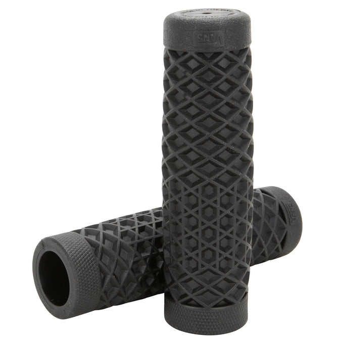 Vans/Cult V-Twin Motorcycle Grips by ODI - Black - 1 inch
