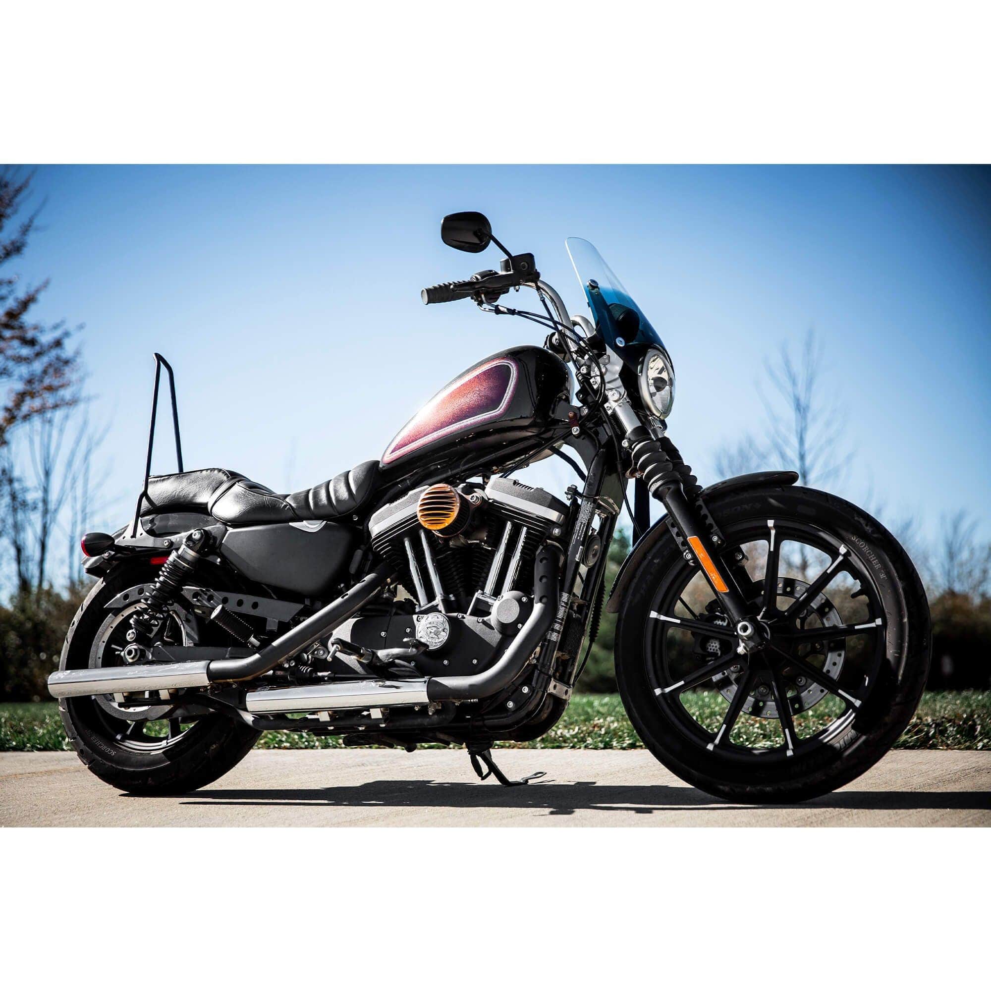 Kurze Passagier Rückenlehne Motorrad Sissy Bar Fall für Harley Kurze Passagier Rückenlehne Motorrad Sissy Bar Fall für Harley