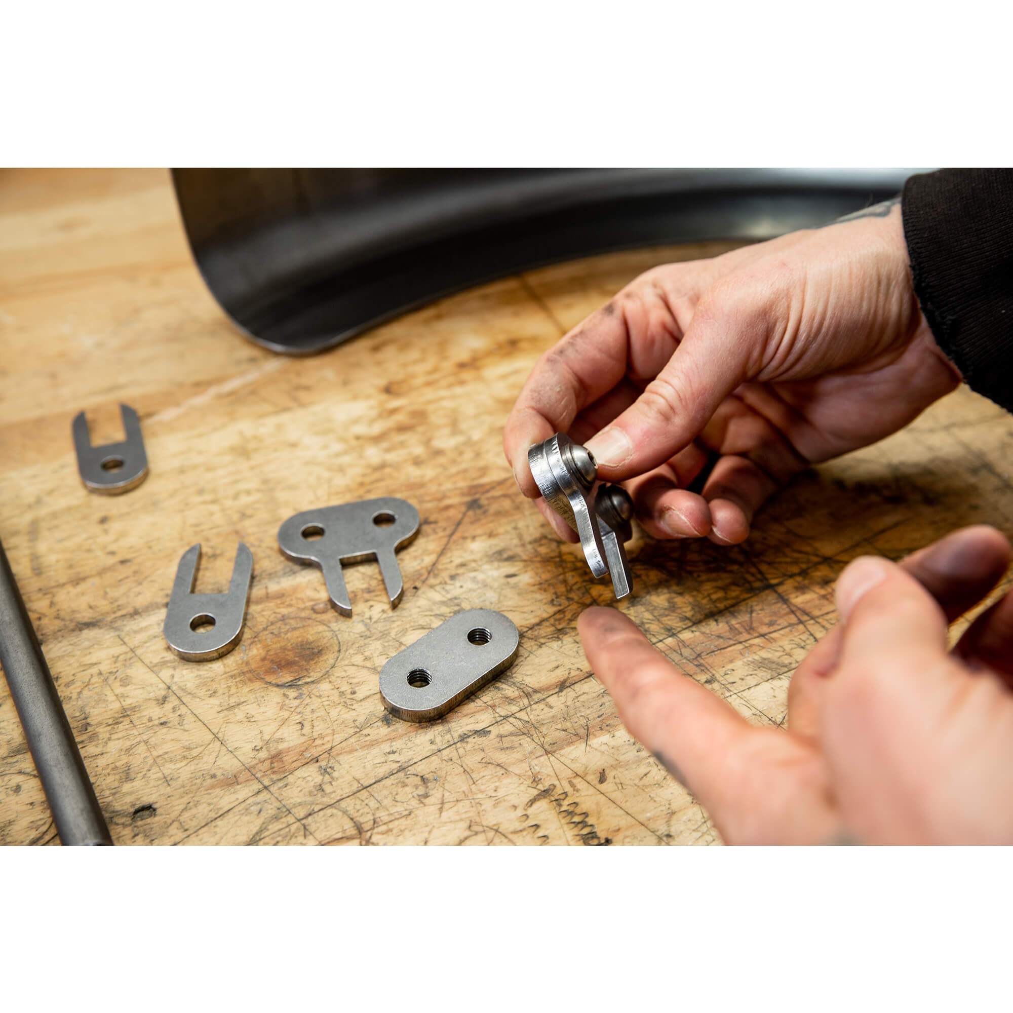 Lowbrow Customs DIY Motorcycle Fender Mounting Strut Kit 2.0