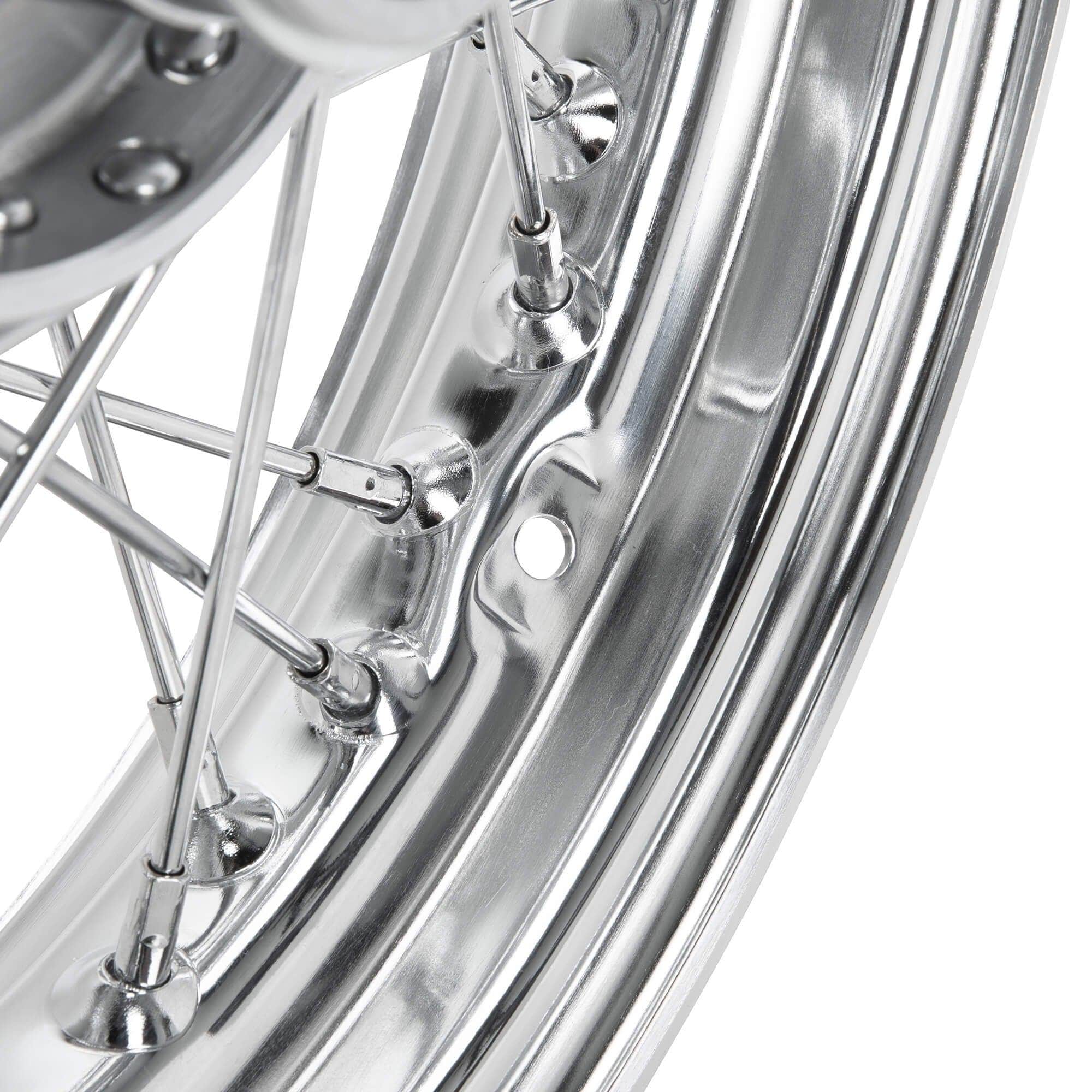 Mid-Usa 16 x 3.00 Chrome Complete Front Wheel Harley-Davidson FLST
