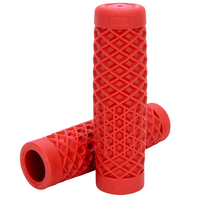 Vans/Cult V-Twin Motorcycle Grips by ODI - Red - 1 inch