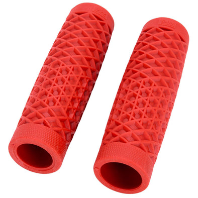 Vans/Cult V-Twin Motorcycle Grips by ODI - Red - 1 inch