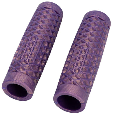 Vans/Cult V-Twin Motorcycle Grips by ODI - Iridescent Purple - 1 inch